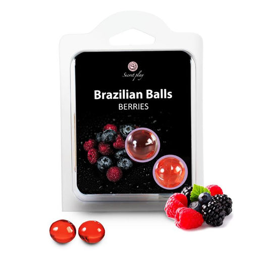 Set de 2 Bolas brasileñas Aroma frutas del bosque