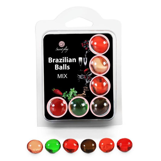 Set de 6 Bolas Brasileñas con diferentes aromas