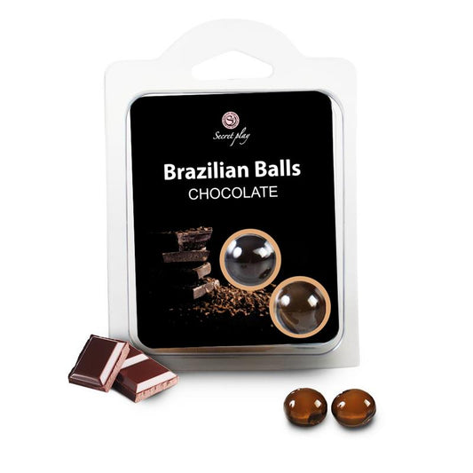 Set de 2 Bolas Brasileñas Aroma Chocolate