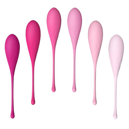 Pack de 6 Bolas Kegel, Silicona no porosa