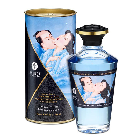 Aceite de Masaje Efecto Calor Aroma de Coco