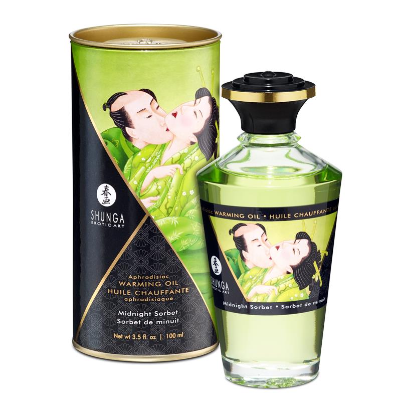 Aceite de Masaje Efecto Calor Aroma Sorbete de Medianoche