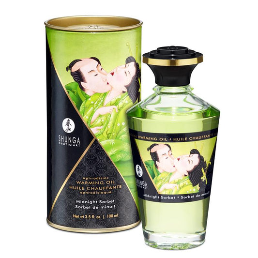 Aceite de Masaje Efecto Calor Aroma Sorbete de Medianoche