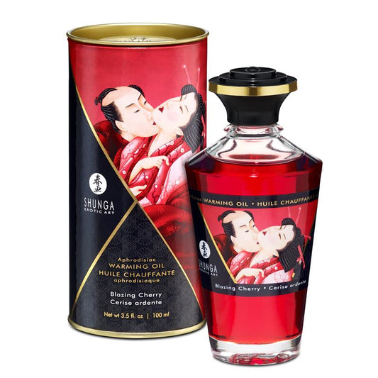 Aceite de Masaje Efecto Calor Aroma Cereza Ardiente