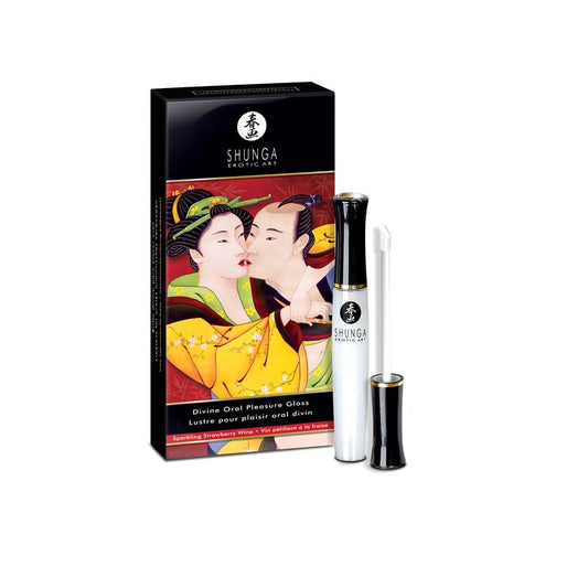 Gloss para el Placer Oral 10 ml con Aroma a Vino de Fresa
