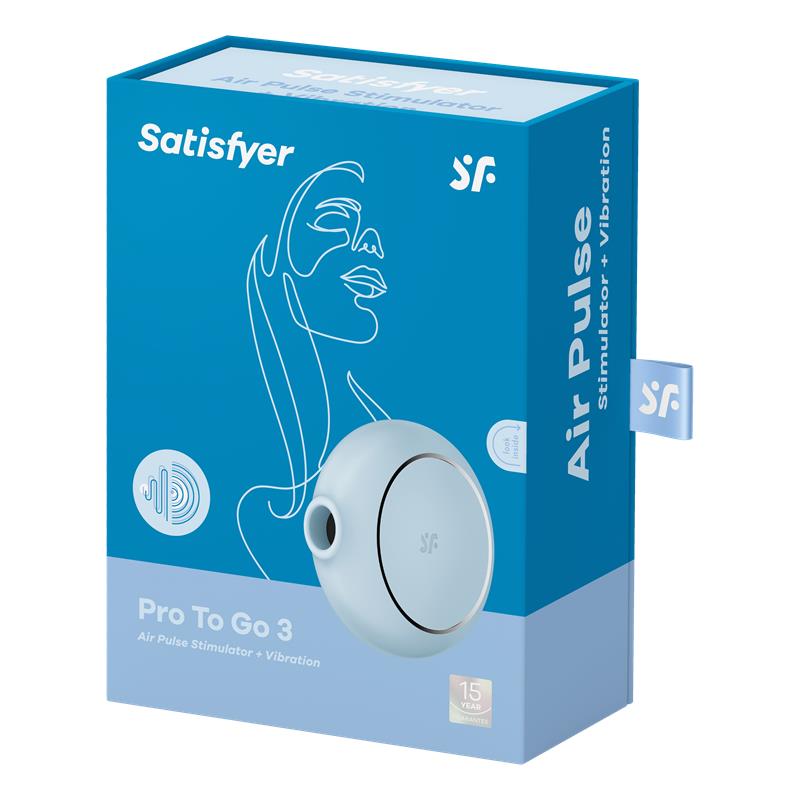 Succionador de Clítoris Pro to Go 3 Azul