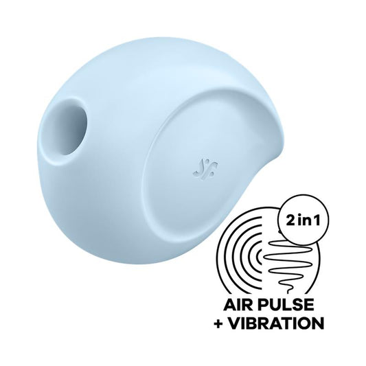 Succionador de Clítoris y Vibrador Azul Sugar Rush