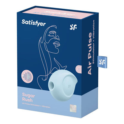 Succionador de Clítoris y Vibrador Azul Sugar Rush
