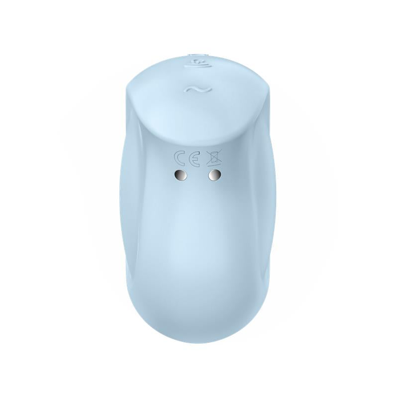 Succionador de Clítoris y Vibrador Azul Sugar Rush