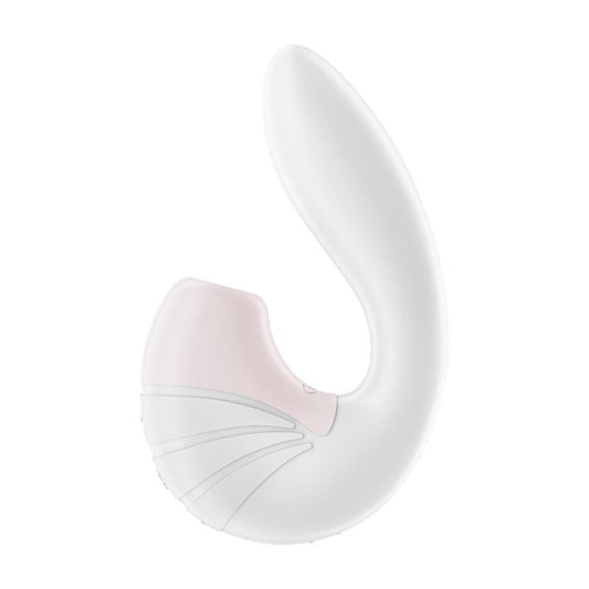 Succionador y vibrador para clítoris: Supernova Blanco USB