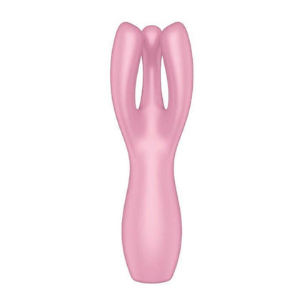 Vibrador 2 Potentes Motores y 12 funciones. Threesome 3 Rosa