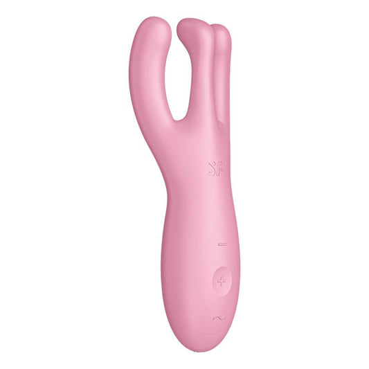 Succionador Clítoris Threesome 4 Satisfyer Connect Rosa