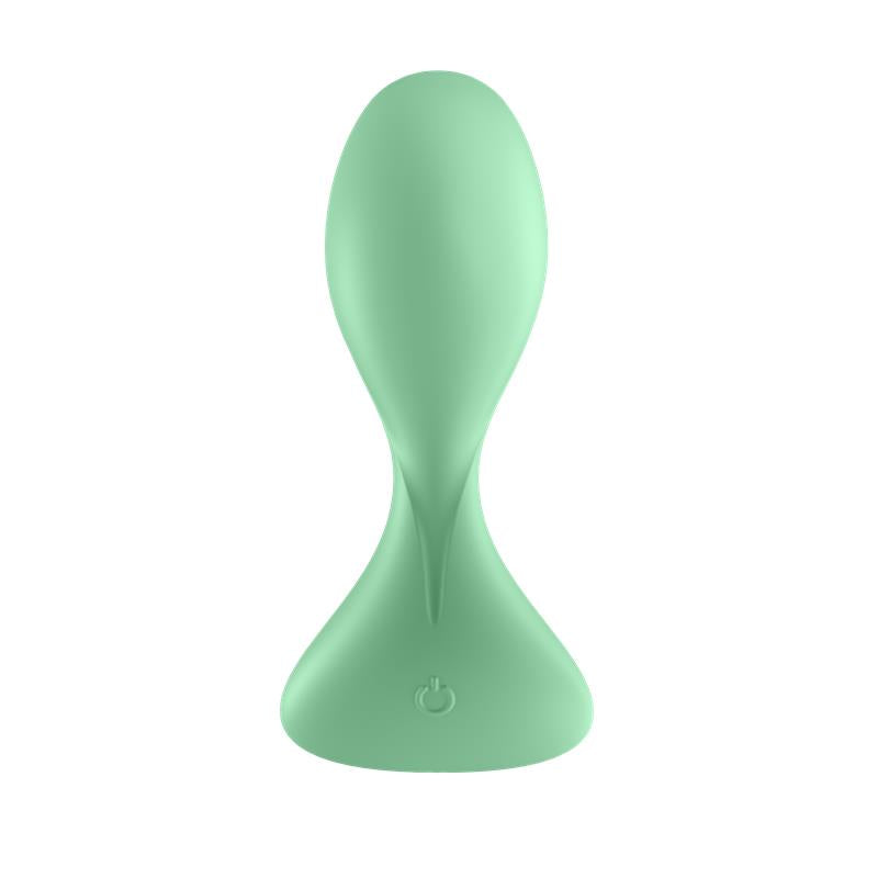 Plug Anal Vibrador con Vibración y APP. Verde Claro