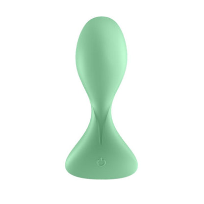 Plug Anal Vibrador con Vibración y APP. Verde Claro