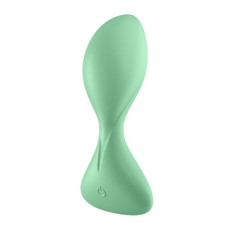 Plug Anal Vibrador con Vibración y APP. Verde Claro