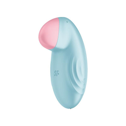 Vibrador con punta bulbosa para clítoris, APP Satisfyer Azul