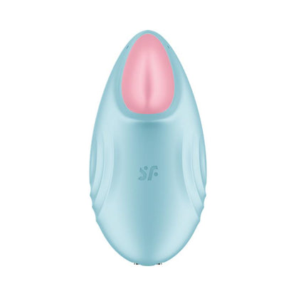 Vibrador con punta bulbosa para clítoris, APP Satisfyer Azul