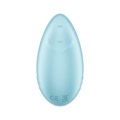 Vibrador con punta bulbosa para clítoris, APP Satisfyer Azul