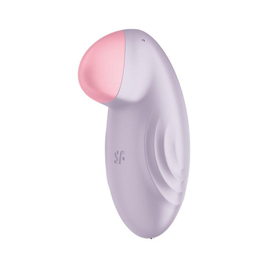 Vibrador con punta bulbosa para clítoris, APP Satisfyer Lila