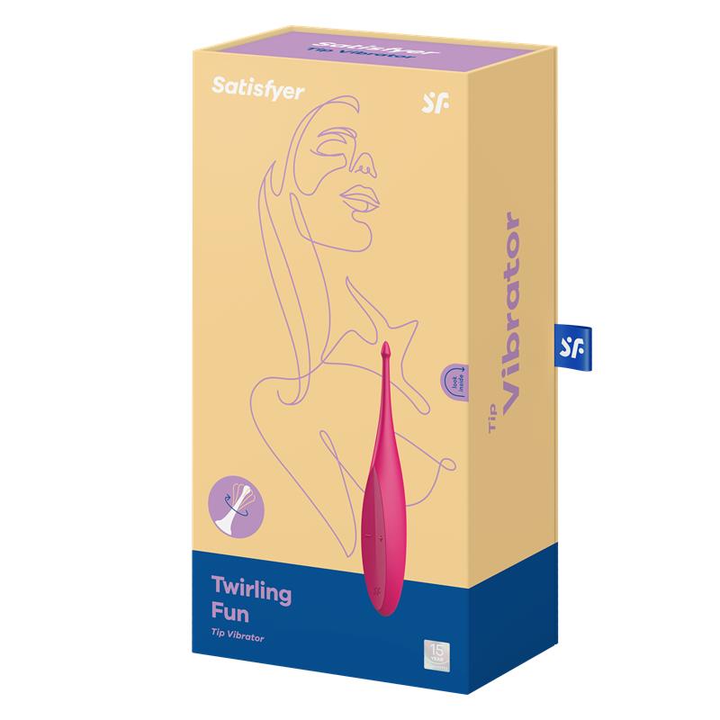 Vibrador Silicona Principiantes Twirling Fun Rosa