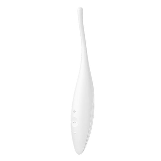 Estimulador a distancia Vibrador Giratorio con APP Blanco