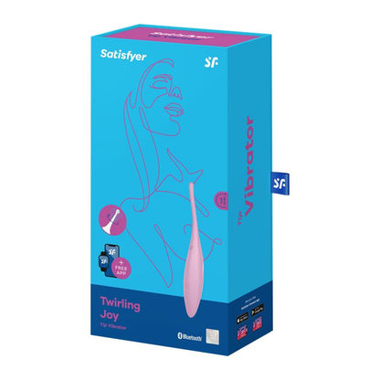 Estimulador a distancia Vibrador Giratorio con APP Rosa