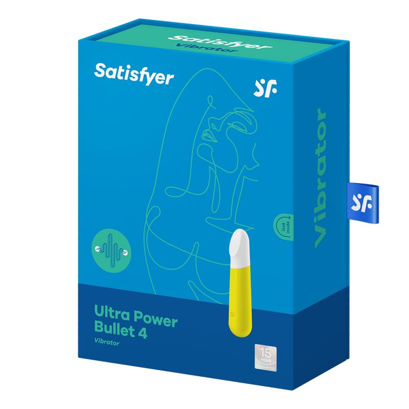 Bala Vibradora Ultra Power Bullet 4 Amarilla