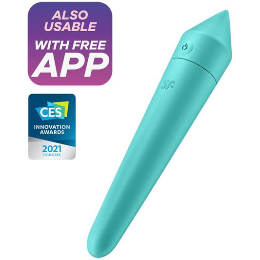 Bala Vibradora Ultra Power Bullet 8 Turquesa