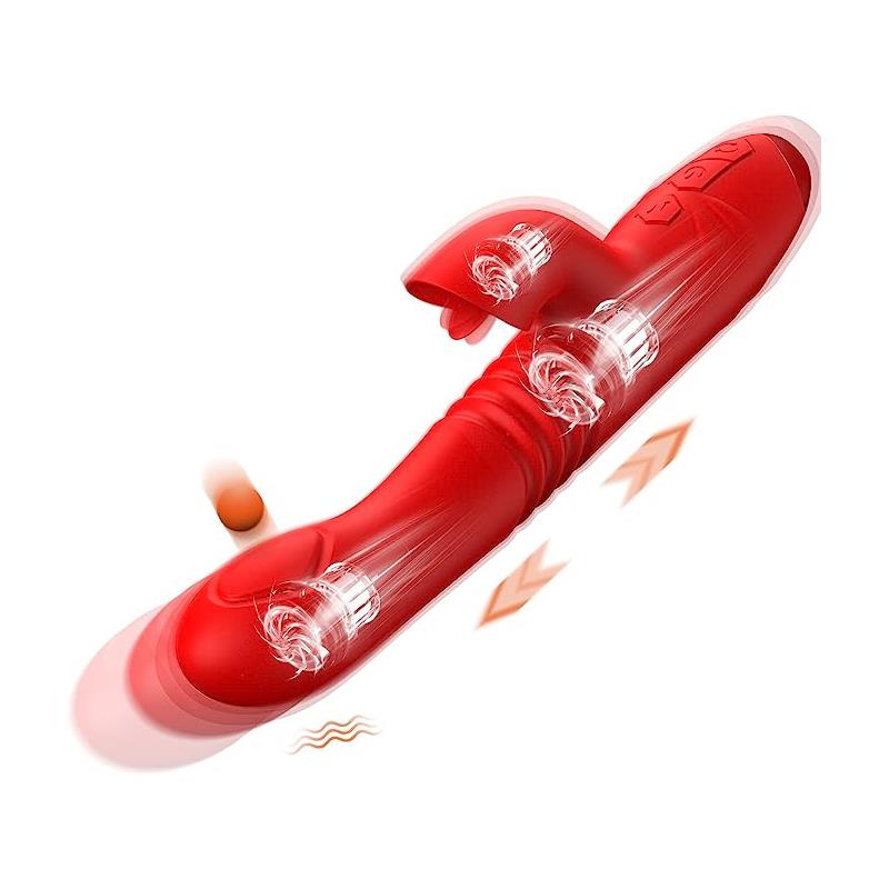 Vibrador con Empuje y Pulsación. Estimulación extra de Clítoris