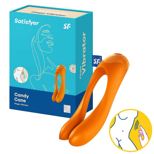 Vibrador Masajeador para Clítoris, Pene, Pezones. Naranja