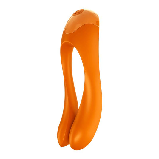 Vibrador Masajeador para Clítoris, Pene, Pezones. Naranja