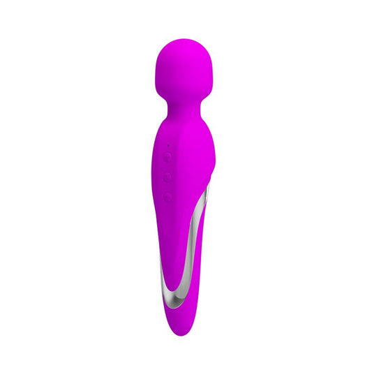 Masajeador vibrador clitoris USB Morado. 5 velocidades