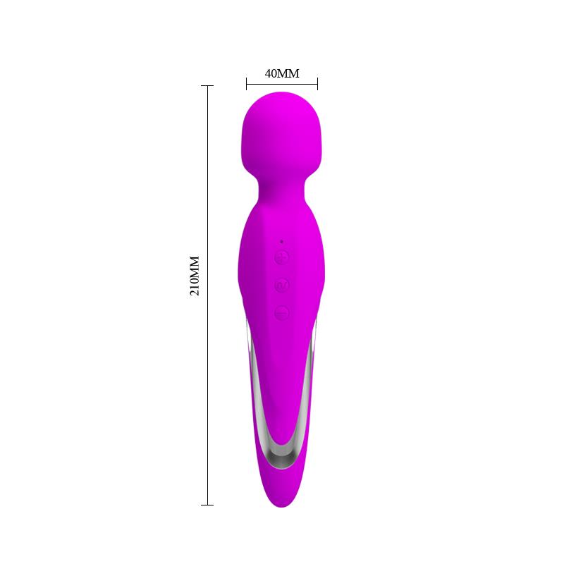 Masajeador vibrador clitoris USB Morado. 5 velocidades