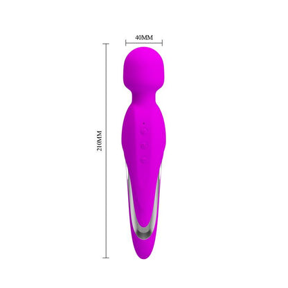Masajeador vibrador clitoris USB Morado. 5 velocidades