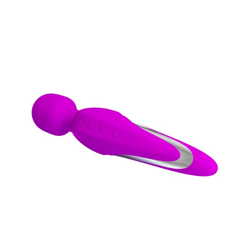 Masajeador vibrador clitoris USB Morado. 5 velocidades