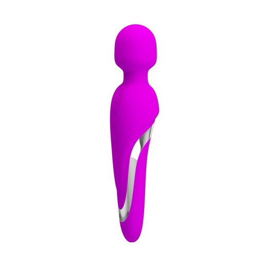 Masajeador vibrador clitoris USB Morado. 5 velocidades
