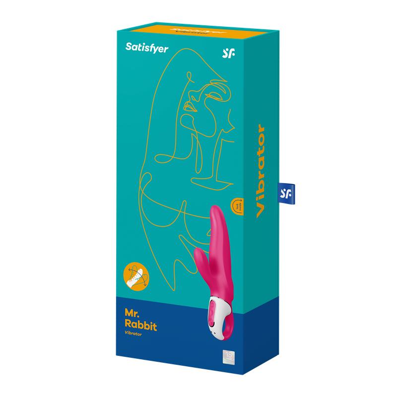 Vibrador conejito Mr. Rabbit. 12 Programas. USB