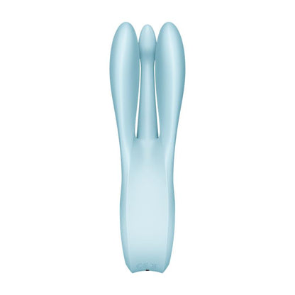 Vibrador de Tres Brazos. Azul. Threesome 1