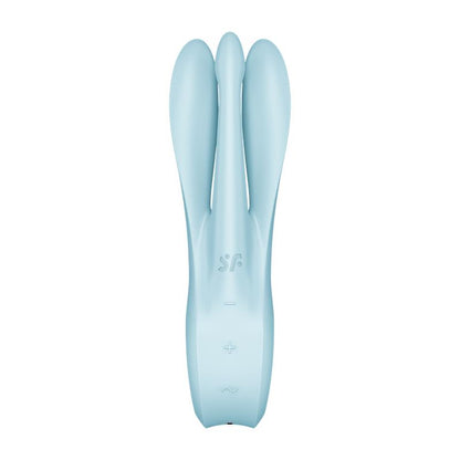 Vibrador de Tres Brazos. Azul. Threesome 1