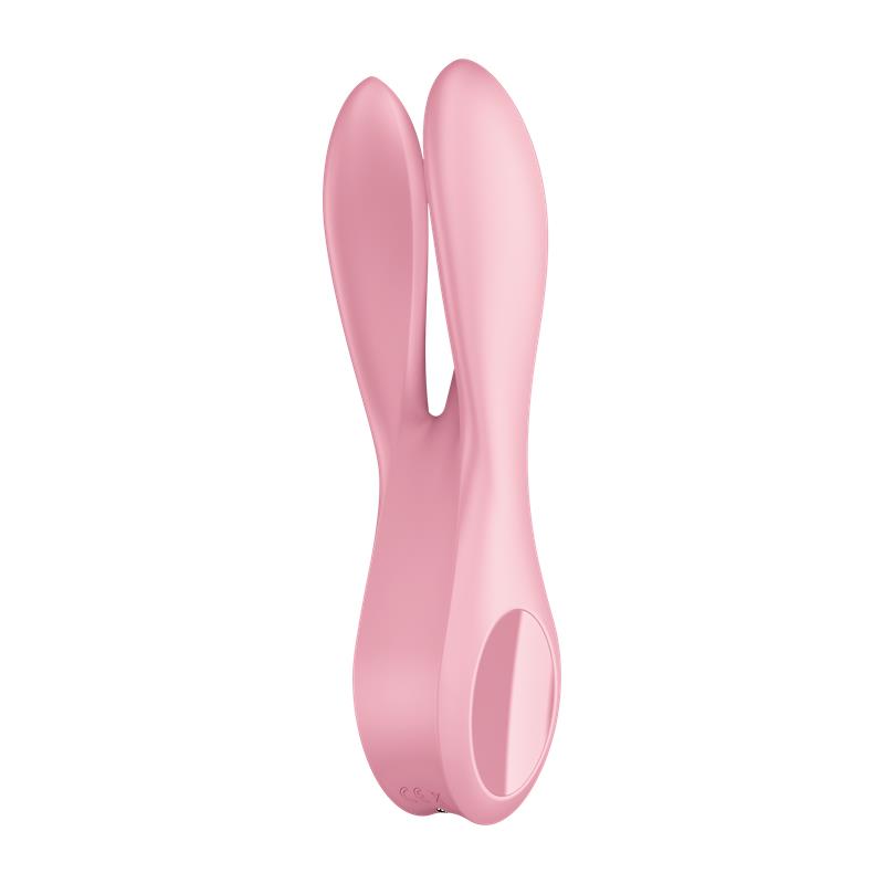 Vibrador de Tres Brazos. Rosa. Threesome 1