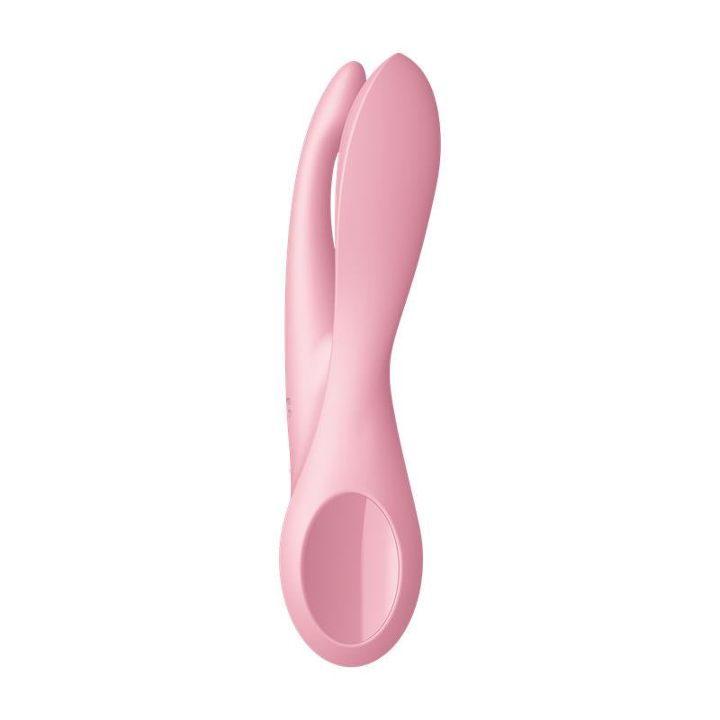 Vibrador de Tres Brazos. Rosa. Threesome 1