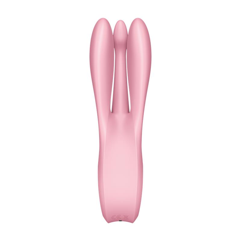 Vibrador de Tres Brazos. Rosa. Threesome 1