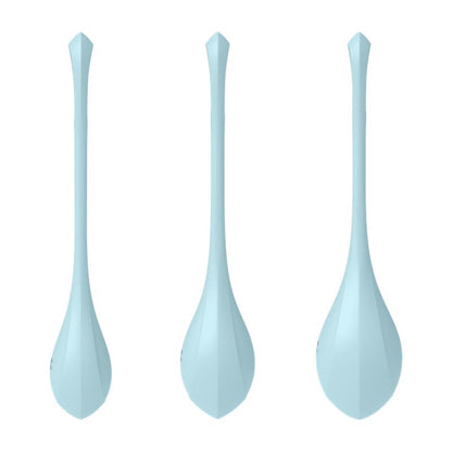 Set de 3 Bolas chinas Yoni Power 2 Azul Claro