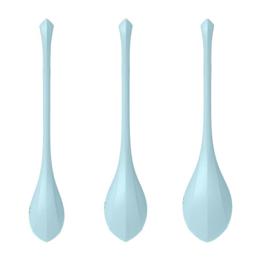 Set de 3 Bolas chinas Yoni Power 2 Azul Claro