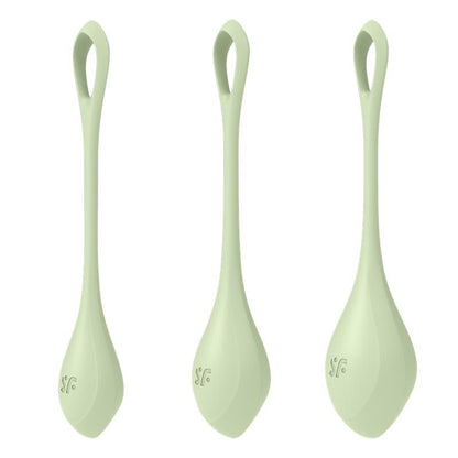 Set de 3 Bolas Chinas Yoni Power 2 Verde Claro